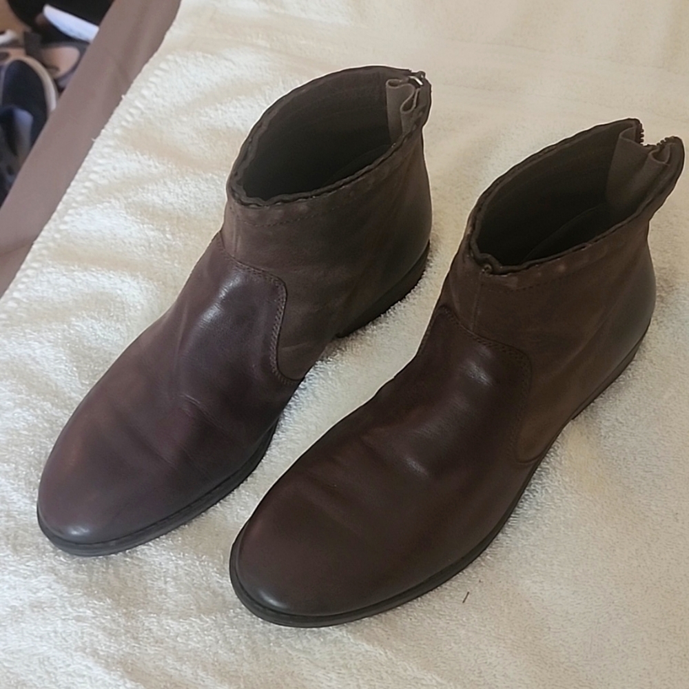 Toto Brown Leather Boots